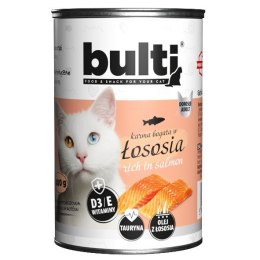 BULTI mielonka bogata w łososia dla kota 400g