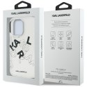 Etui Karl Lagerfeld IML Sketched Graphic do iPhone 16 Pro przezroczysty