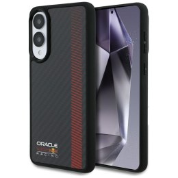 Etui Red Bull Real Carbon Fiber Powerbar MagSafe do Samsung Galaxy S25 Edge czarny