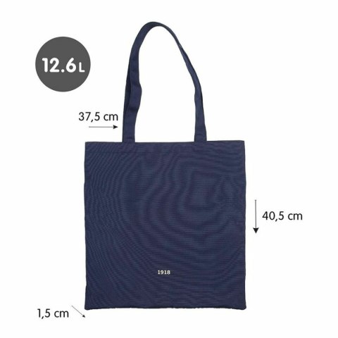 Torba z tkaniny Milan 1918 Granatowy 41 x 38 x 0,5 cm