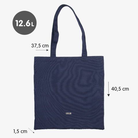 Torba z tkaniny Milan 1918 Granatowy 41 x 38 x 0,5 cm