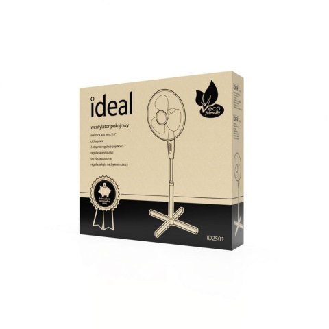 ELDOM WENTYLATOR POKOJOWY 45 W, CZARNY ID2501