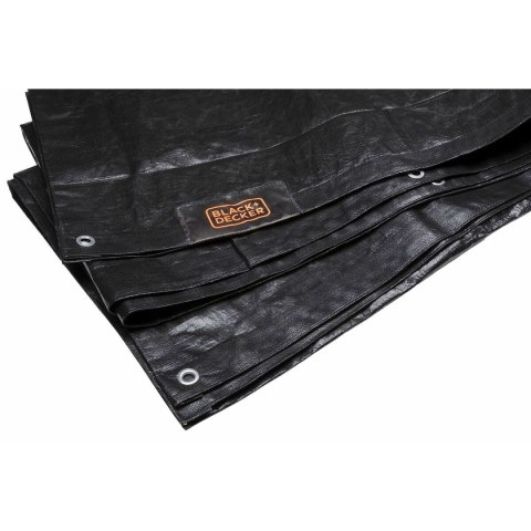 Pokrowiec na przyczepę Black & Decker Czarny 3 x 4 m