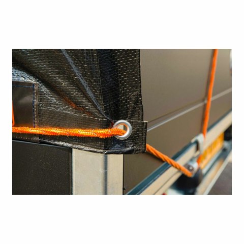 Pokrowiec na przyczepę Black & Decker Czarny 3 x 4 m