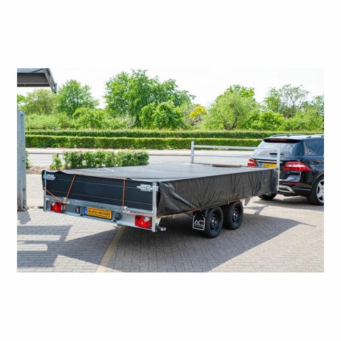 Pokrowiec na przyczepę Black & Decker Czarny 3 x 4 m