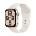 Zegarek Apple Watch SE (2024) GPS 40mm Starlight Aluminium Case with Sport Band M/L - Starlight