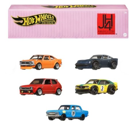 Zestaw 5 metalowych pojazdów Premium Car Japonia