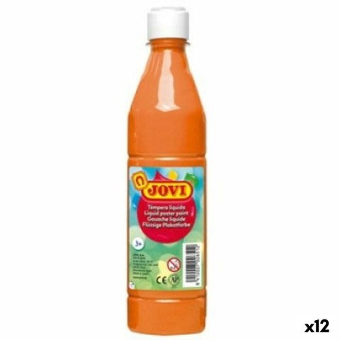 Farba temperowa Jovi Pomarańczowy 500 ml (12 Sztuk)