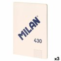 Notatnik Milan SERIE 1918 Beżowy A4 48 Kartki (3 Sztuk)