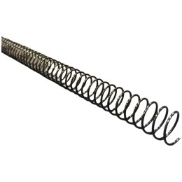 Spirale spinające Yosan 5:1 Czarny Metal Ø 10 mm 100 Sztuk