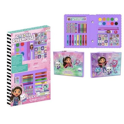 Zestaw Papeterii Gabby's Dollhouse Fioletowy