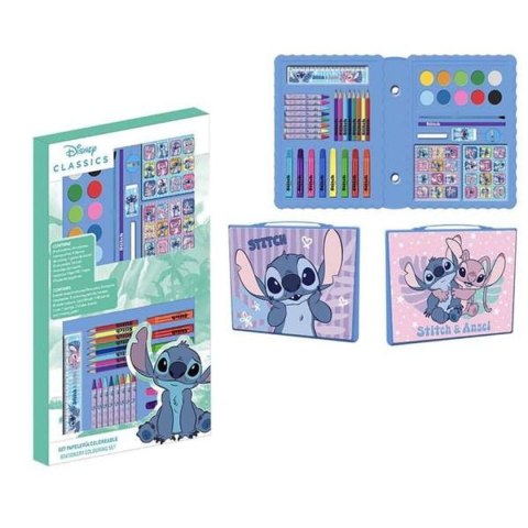Zestaw Papeterii Stitch Niebieski