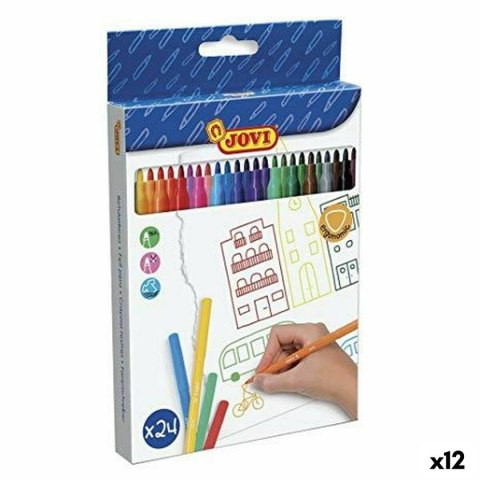 Zestaw markerów Jovi Wielokolorowy 24 Części (12 Sztuk)