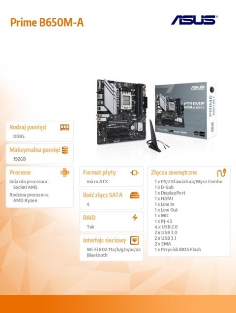 Płyta główna Prime B650M-A WIFI II