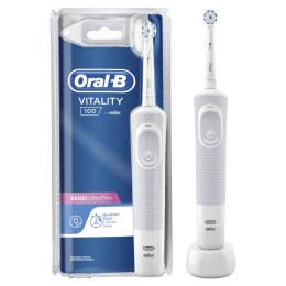 Elektryczna Szczoteczka do Zębów Oral-B VITALITY 100 SENTIVE ULTRA THIN Biały