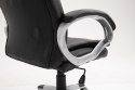 Activejet Fotel biurowy z masażem, podgrzewany YK7304 czarny