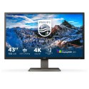 Philips P Line 439P1/00 LED display 108 cm (42.5") 3840 x 2160 px 4K Ultra HD Czarny