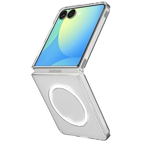 Etui Spigen AirSkin Mag MagSafe do Samsung Galaxy Z Flip7 przezroczysty