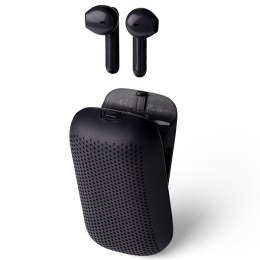 Lexon Speakerbuds Słuchawkibezprzewodowe z głośnikiem bluetooth czarny/black LA127N