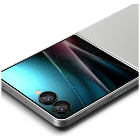 Szkło na obiektyw aparatu Spigen Optik Pro HD Glas.TR EZ FIT 2szt do Samsung Galaxy Z Flip7 czarny