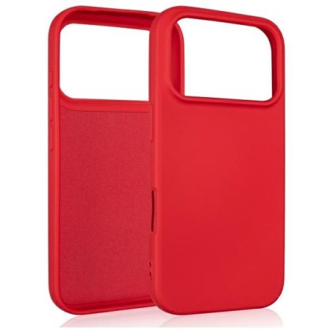 Etui Beline Silicone do iPhone 17 Pro Max czerwony