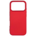 Etui Beline Silicone do iPhone 17 Pro Max czerwony