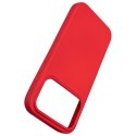 Etui Beline Silicone do iPhone 17 Pro Max czerwony