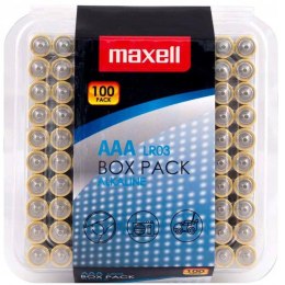 MAXELL Bateria alkaliczna Alkaline LR03 AAA 1.5V 100 szt
