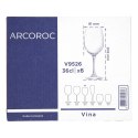 Kieliszek do wina Arcoroc Vina Przezroczysty Szkło 360 ml (6 Sztuk)
