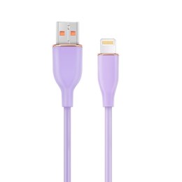 Kabel Lightning GEMBIRD CC-USB2S-AM8PM-1.5M-P Liliowy 1,5 m