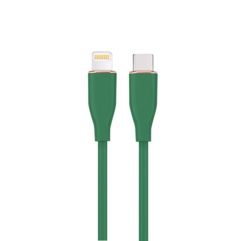 Kabel Lightning GEMBIRD CC-USB2S-CM8PM-1.5M-G Kolor Zielony 1,5 m