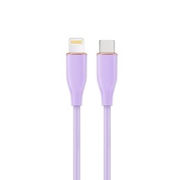 Kabel Lightning GEMBIRD CC-USB2S-CM8PM-1.5M-P Liliowy 1,5 m