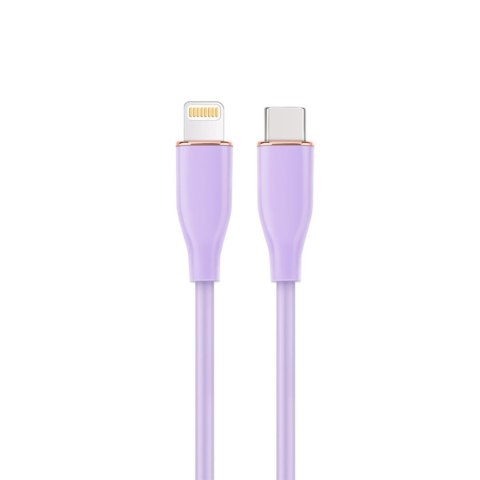 Kabel Lightning GEMBIRD CC-USB2S-CM8PM-1.5M-P Liliowy 1,5 m