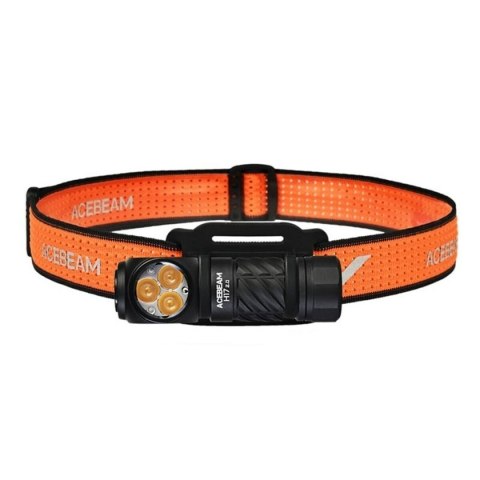 Latarka nagłowna LED Acebeam H17 2.0 Czarny Pomarańczowy