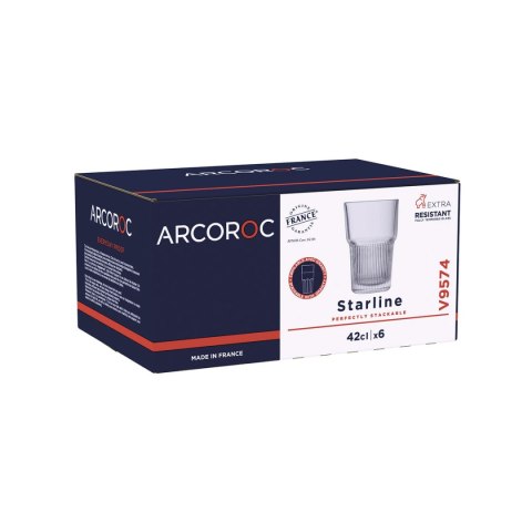 Szklanka/kieliszek Arcoroc Starline Przezroczysty Szkło 420 ml (6 Sztuk)