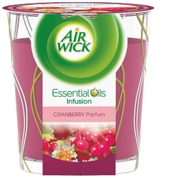 Air Wick Essential Oils Cranberry Świeca Zapachowa 105 g