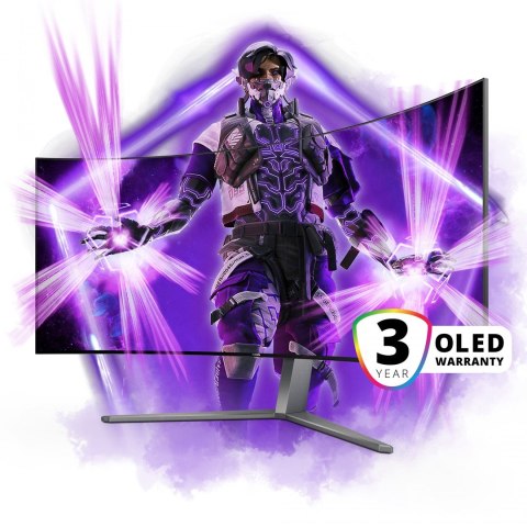 Monitor AOC AGON PRO AG456UCZD LED display 114,3 cm (45") 3440 x 1440 px Wide Quad HD OLED Czarny