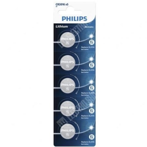 Bateria guzikowa litowa Philips CR2016P5/01B 3 V