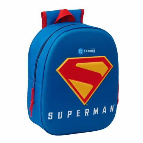 Plecak szkolny Superman Niebieski
