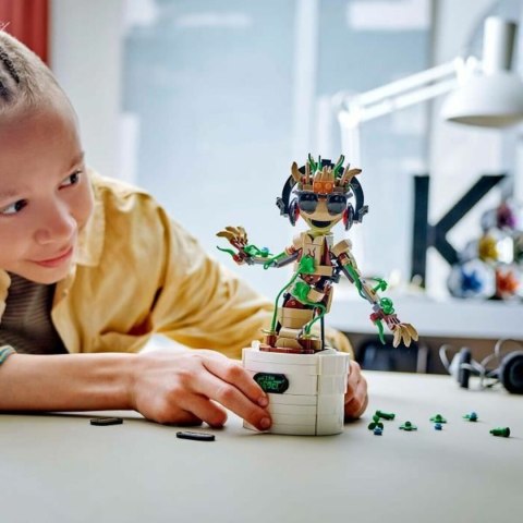 Zestaw do budowania Marvel El Baile de Baby Groot Lego 76297