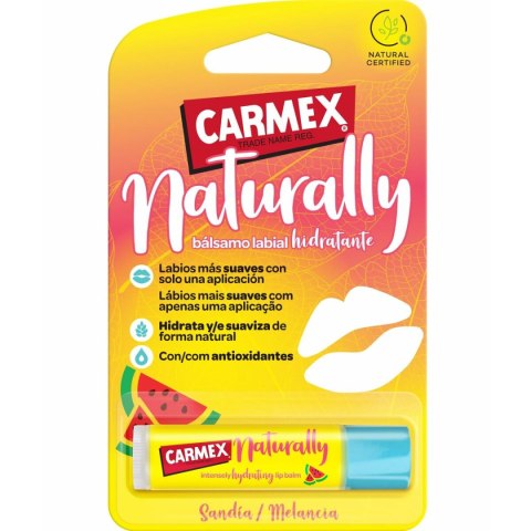 Balsam Nawilżający do Ust Carmex Naturally Przezroczysty Stick Arbuz