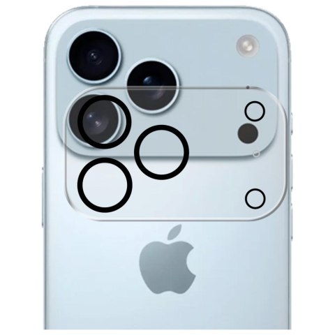 Ochrona na obiektyw aparatu 3MK Lens Pro Full Cover do Apple iPhone 17 Pro Max