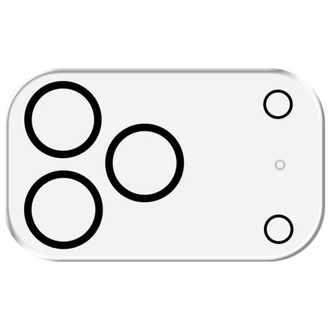 Ochrona na obiektyw aparatu 3MK Lens Pro Full Cover do Apple iPhone 17 Pro Max