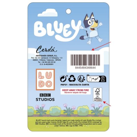 Plecak turystyczny Bluey 25 x 27 x 16 cm Dziecięcy