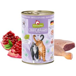 GranataPet DeliCatessen kaczka i drób mokra karma dla kota 400g