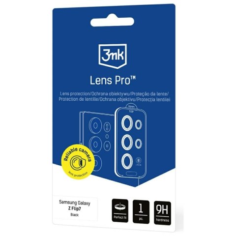 Ochrona na obiektyw aparatu 3MK Lens Protection Pro do Samsung Galaxy Z Flip7 czarny
