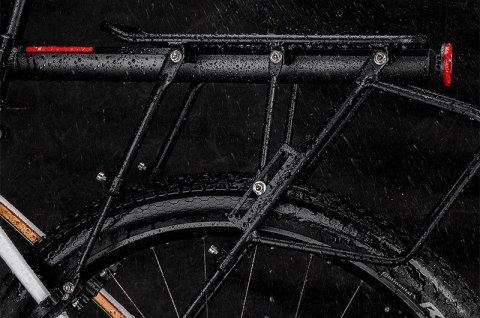 Bagażnik rowerowy Rockbros 33210004001 z półką - czarny