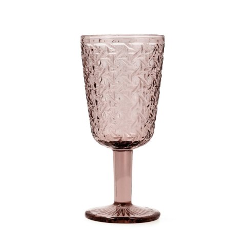 Kieliszek do wina Bidasoa Agata Różowy Szkło 285 ml (6 Sztuk)