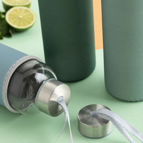 Butelka wody Quid Quidate Niebieski Szkło 600 ml (12 Sztuk)