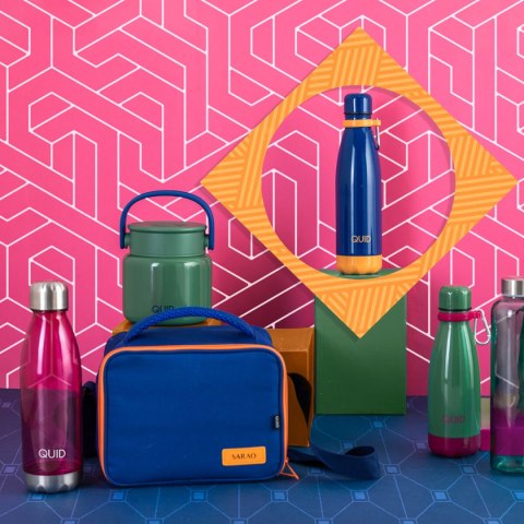 Butelka wody Quid Sarao Niebieski Plastikowy 750 ml (24 Sztuk)